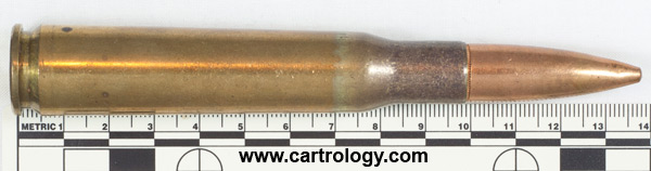 .50 BMG Ball  South Korea PSD 87 profile view.
