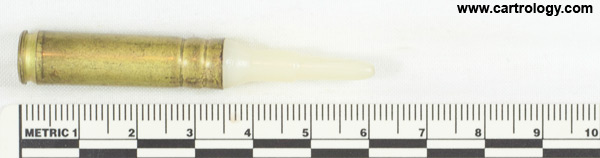 4.85 x 49mm Blank (Inert)  United Kingdom  profile view.