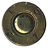 5.56 x 45mm Blank M200 United States L C 7 7 head view.