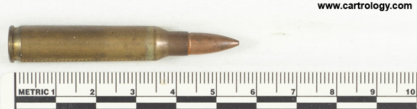 5.56 x 45mm Ball M193 United States L C 6 7 profile view.