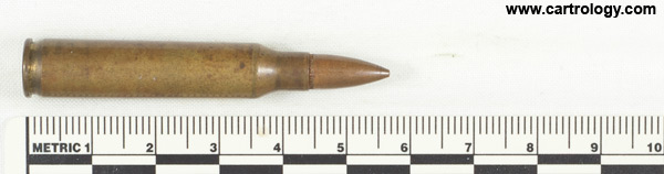 5.56 x 45mm Ball M193 United States L C 6 9 profile view.