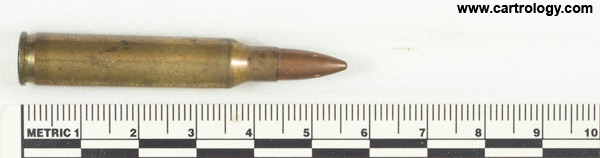 5.56 x 45mm Ball M193 United States L C 7 6 profile view.