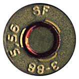 5.56 x 45mm Ball (Reduced Range)  France SF 5.56 3-88 head view.