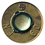 7.62mm NATO Ball  Belgium ⊕ FN 60 head view.