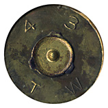 .50 BMG Dummy  United States 4 3 T W head view.