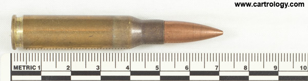 7.62mm NATO Ball  Spain ⊕ SB 64 profile view.