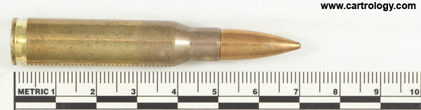 7.62mm NATO Ball  Sweden ⊕ 04-CG-03 profile view.