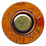 .280/30 Ball  United Kingdom RG 49 280/30 head view.