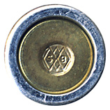 5.56 x 45mm Marking  United States SB (in interlocked diamonds on primer) head view.