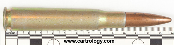 .50 BMG Ball  United States F A 5 5 profile view.
