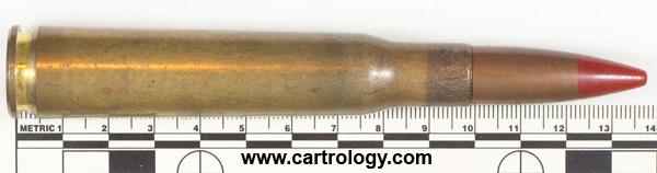 .50 BMG Tracer  United Kingdom K 49 .50 profile view.