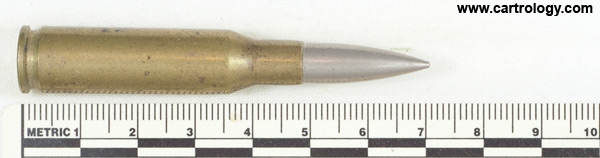 7mm 2nd Optimum/Liviano Ball  Belgium F N 56 profile view.