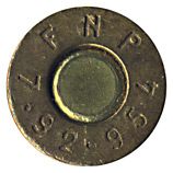 7.92 x 40mm CETME Ball  Spain FNP 7.92-954 head view.