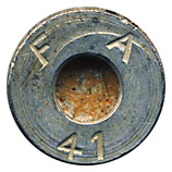 .50 BMG Dummy M2 United States F A 41 head view.