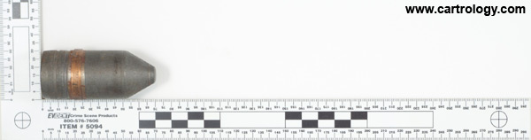30 x 165mm Hughes Ballistic Test  United States  profile view.