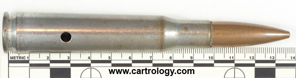 .50 BMG Dummy M2 United States L M 43 profile view.
