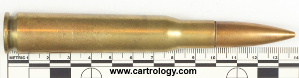 .50 BMG Ball M1 United States CAL 50 FA 39 profile view.