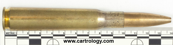 .50 BMG Ball (Long Range) XM1022 United States CAL 50 profile view.
