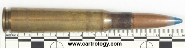 .50 BMG Incendiary M23E1 United States T W 5 profile view.