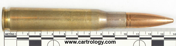 .50 BMG Ball  Singapore 50 HJ profile view.