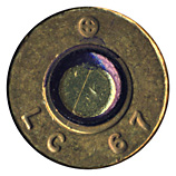 7.62mm NATO Ball M80 United States ⊕ LC 67 head view.