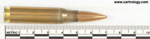 7.62mm NATO Ball  Portugal ⊕ FNM 80-9 profile view.