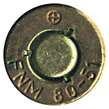 7.62mm NATO Ball  Portugal ⊕ FNM 80-51 head view.