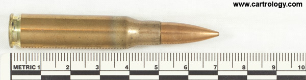 7.62mm NATO Ball  Portugal ⊕ FNM 80-51 profile view.