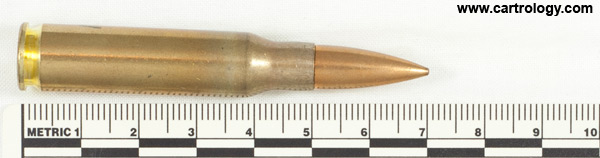 7.62mm NATO Ball  Portugal ⊕ FNM 84-20 profile view.