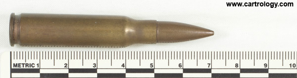 7.62mm NATO Ball  Israel 6-69 ת צ profile view.