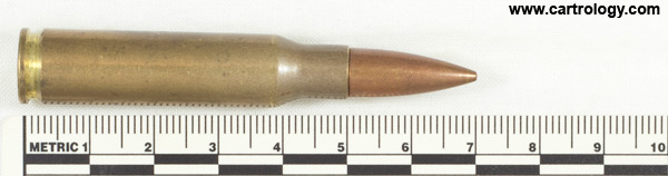 7.62mm NATO Ball  Chile NA F. TO 79 profile view.