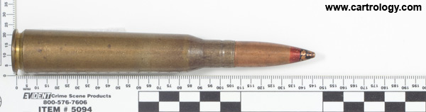 12.7 x 108mm API  Soviet Union 3 * 46 * profile view.