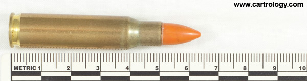 7.62mm NATO Ball (Reduced Range)  South Africa A 73 7.62 R1 M1 profile view.