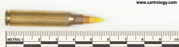 5.56 x 45mm Duplex  United States W C C 8 8 profile view.