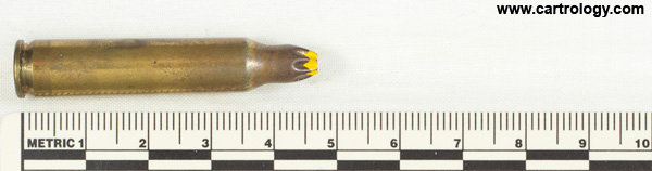 5.56 x 45mm Grenade Blank M755 United States L C 7 9 profile view.