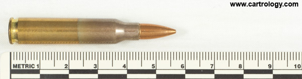 5.56 x 45mm Ball M193 Malaysia MAL 10-82 5.56 profile view.