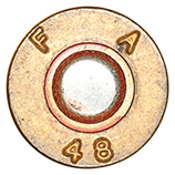 7mm Compromise New Primed Empty  United States F A 48 head view.