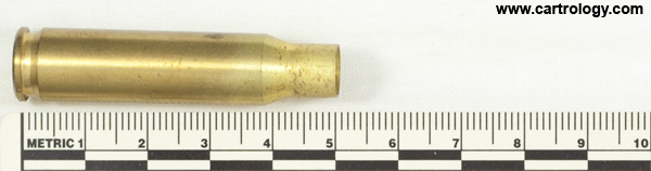 7.62mm NATO New Unprimed Empty  United States  profile view.