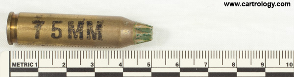 7.62mm NATO Grenade Blank R1M2 South Africa A 77 7,62 H R1M2 profile view.