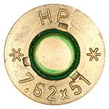 7.62mm NATO Blank  Austria HP * 7.62x51 * head view.