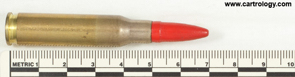 7.62mm NATO Blank  Austria HP * 7.62x51 * profile view.