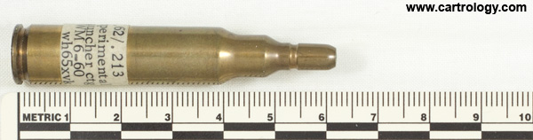 7.62mm NATO Grenade Blank  Netherlands 7,62x63 NWM 6-60 profile view.