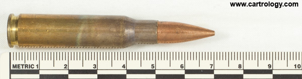 7.62mm NATO Ball  United Kingdom ⊕ RG 77 profile view.