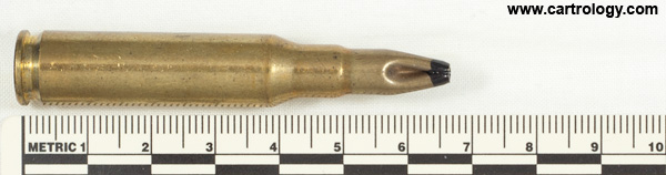 7.62mm NATO Blank  West Germany 7.62x51 MEN-78 profile view.