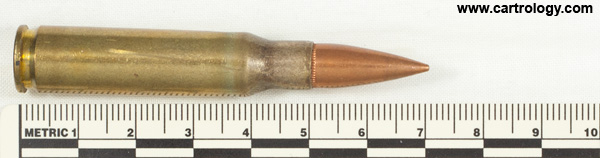 7.62mm NATO Ball M80 United States W C C 8 8 profile view.