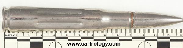 .50 BMG Dummy M2A1 United States L C 1 3 profile view.