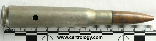 .50 BMG Dummy M2 United States F A 4 profile view.