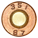 7.62 x 39 mm Ball  China 351 87 head view.
