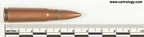 7.62 x 39 mm Ball  China 31 94 profile view.