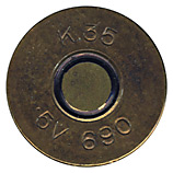 .50 Vickers HV Ball  United Kingdom K.35 .5V 690 head view.